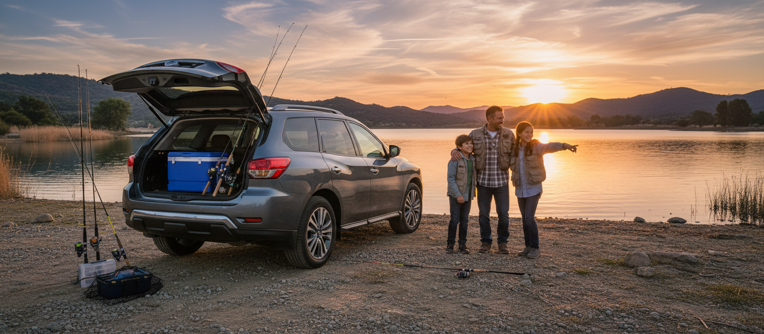 Nissan Pathfinder cargo space and family utility in Hemet CA.
