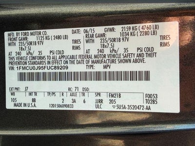 2015 Ford Escape Titanium