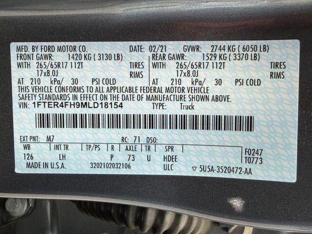 2021 Ford Ranger XLT