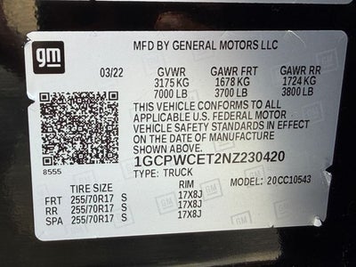 2022 Chevrolet Silverado LTD LT