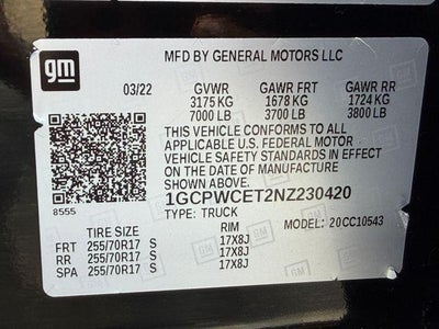 2022 Chevrolet Silverado LTD LT