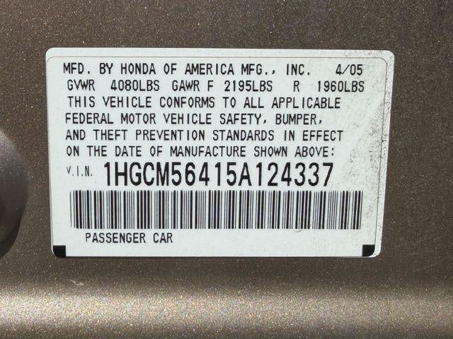 2005 Honda Accord LX 2.4