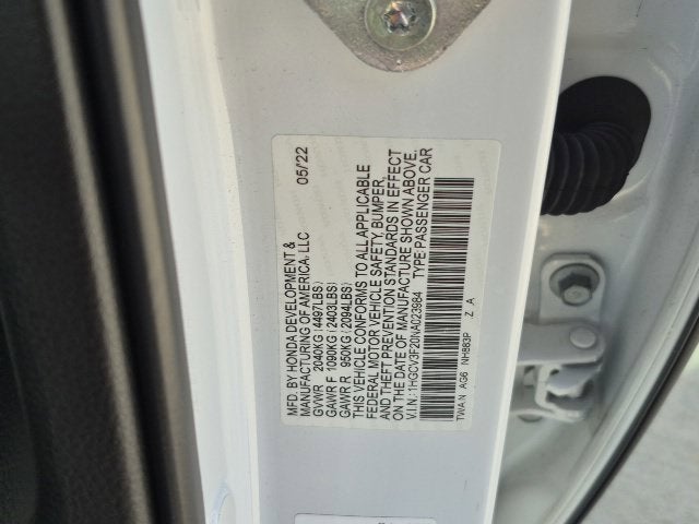 2022 Honda Accord Sport