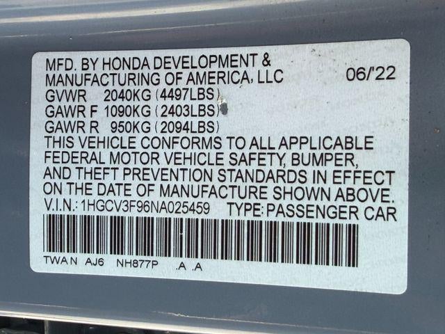2022 Honda Accord Touring