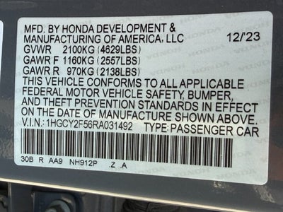 2024 Honda Accord Sport