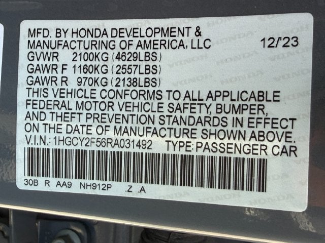 2024 Honda Accord Sport