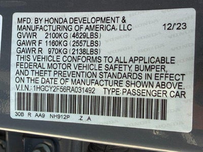 2024 Honda Accord Sport