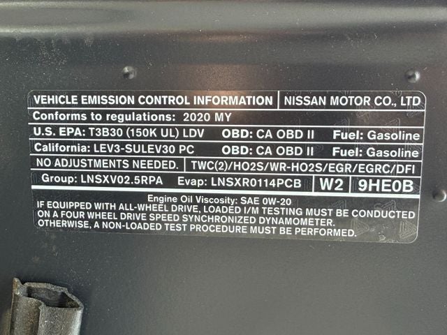 2020 Nissan Altima 2.5 S