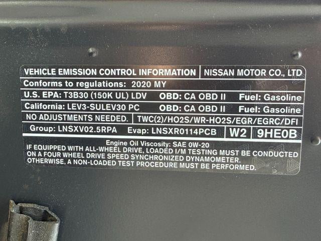 2020 Nissan Altima 2.5 S