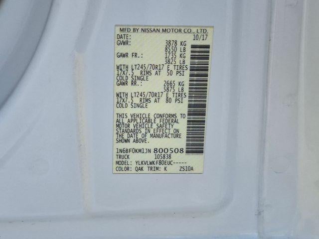 2018 Nissan NV S