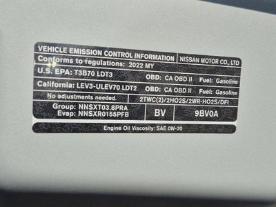 2022 Nissan Frontier PRO-X