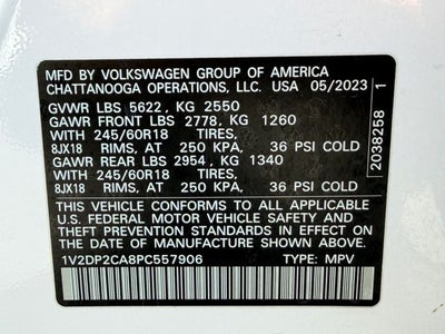 2023 Volkswagen Atlas 2.0T SE