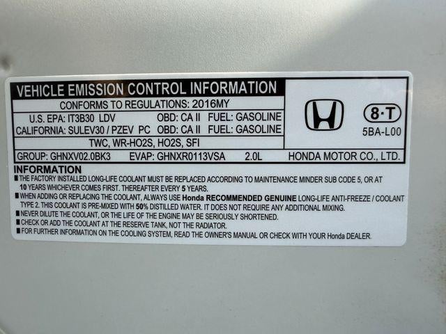 2016 Honda Civic EX