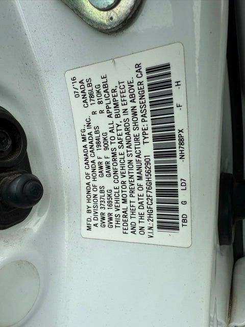 2016 Honda Civic EX
