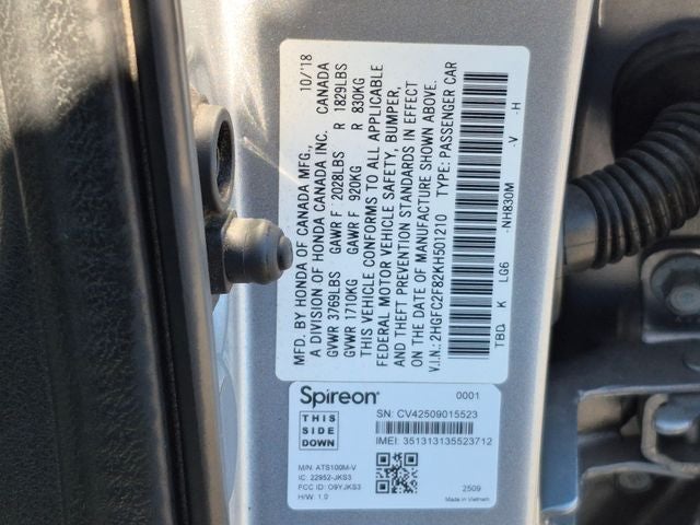 2019 Honda Civic Sport