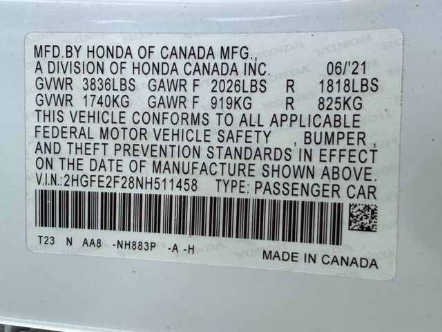 2022 Honda Civic LX