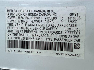 2022 Honda Civic LX