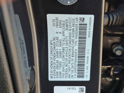 2025 Honda Civic Sport