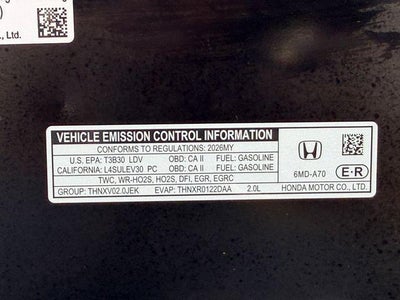2026 Honda Civic Sport