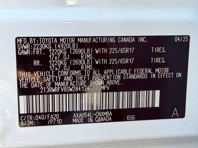 2025 Toyota RAV4 Hybrid XLE