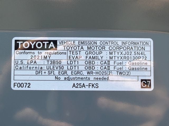 2021 Toyota RAV4 XLE