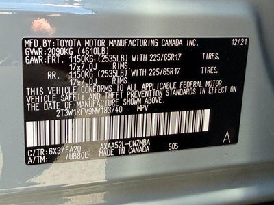 2021 Toyota RAV4 XLE