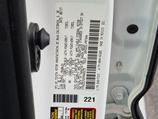 2017 Toyota TACOMA TRD SPORT TRD Sport V6