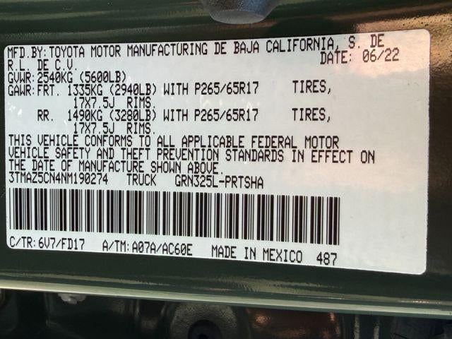 2022 Toyota Tacoma TRD Sport V6