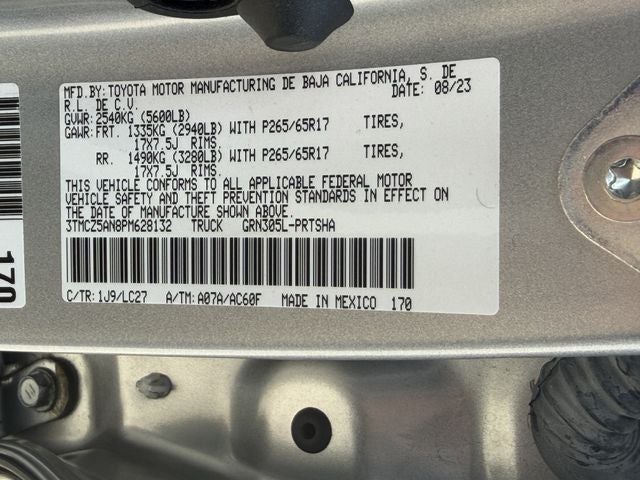 2023 Toyota TACOMA TRD SPORT TRD Sport V6