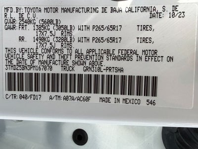 2023 Toyota Tacoma TRD Sport V6