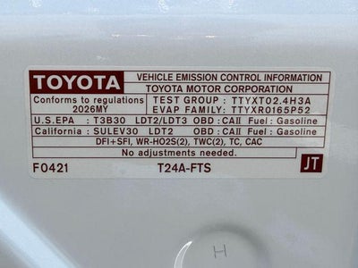 2026 Toyota Tacoma SR5