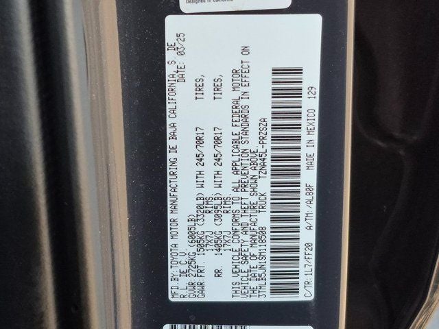 2025 Toyota TACOMA SR5 SR5