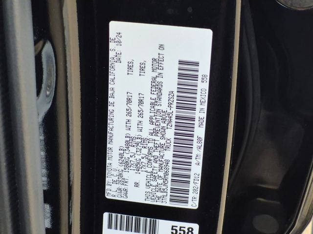 2024 Toyota TACOMA TRD OFFRD TRD Off-Road