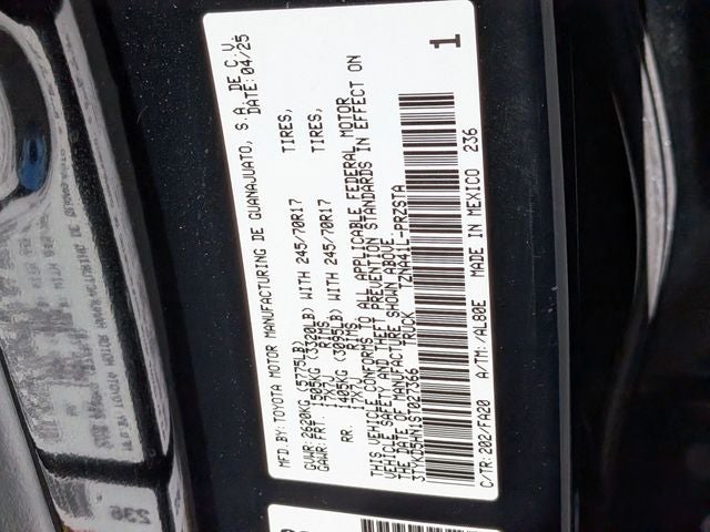 2025 Toyota TACOMA SR SR