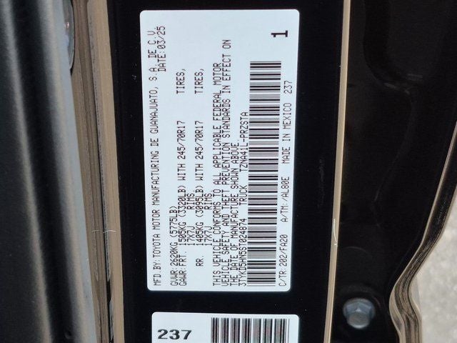 2025 Toyota TACOMA SR SR