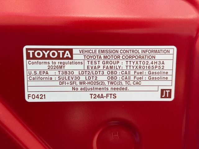 2026 Toyota Tacoma SR