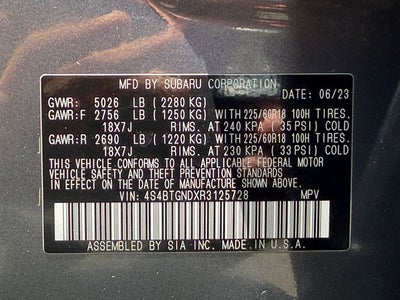 2024 Subaru Outback Limited XT