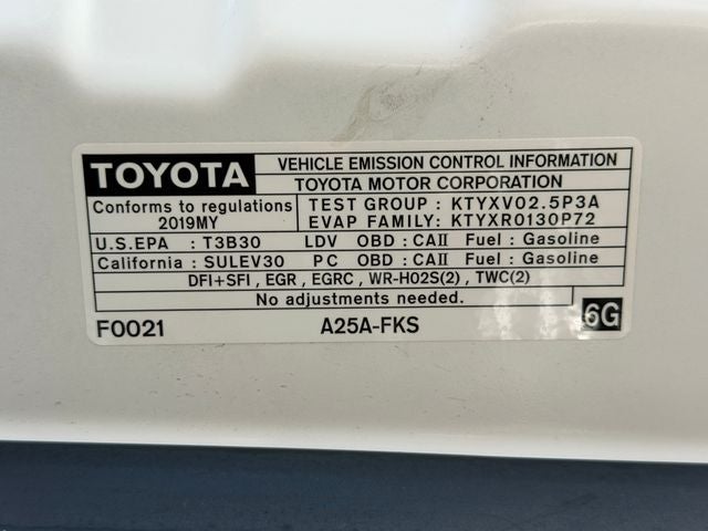 2019 Toyota Camry SE