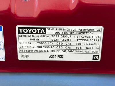 2018 Toyota Camry LE