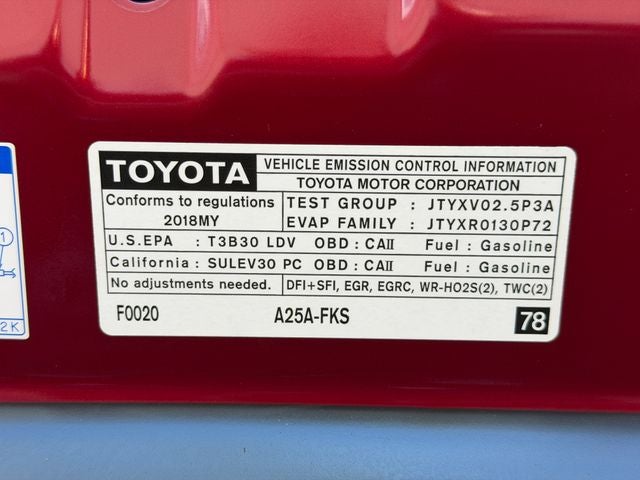 2018 Toyota Camry LE