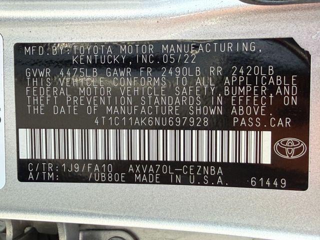 2022 Toyota Camry LE