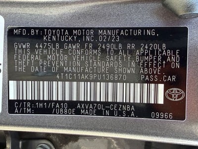 2023 Toyota Camry LE
