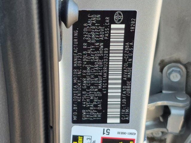 2024 Toyota CAMRY LE