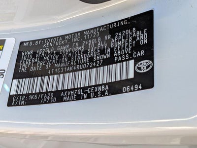 2024 Toyota Camry Hybrid LE