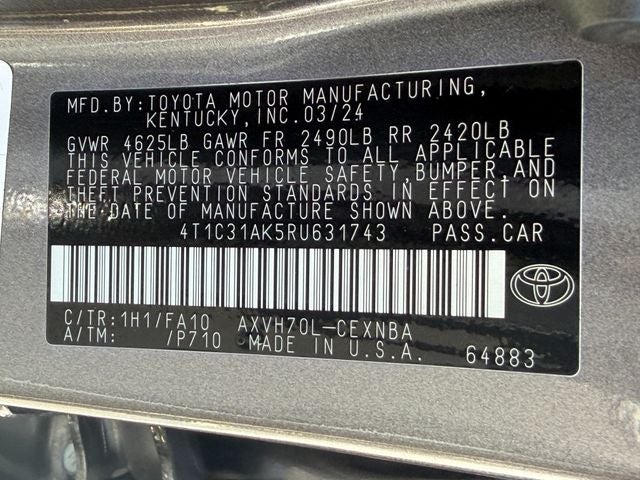 2024 Toyota Camry Hybrid LE