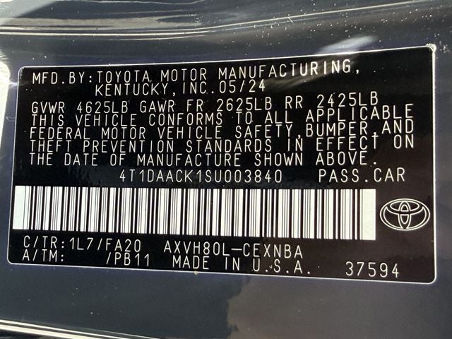 2025 Toyota CAMRY LE