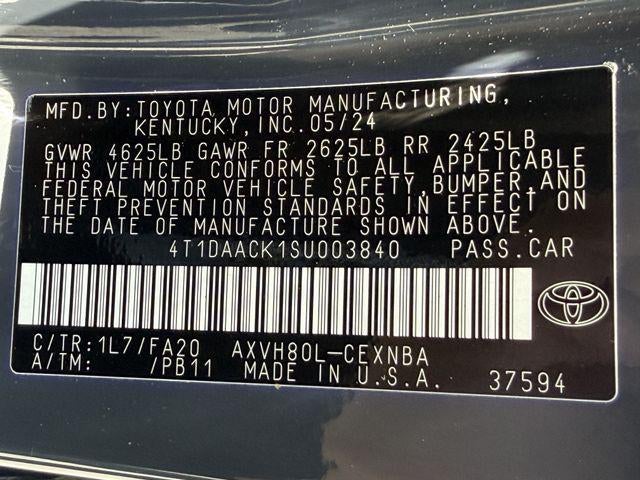 2025 Toyota CAMRY LE