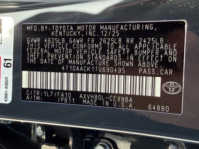 2026 Toyota Camry LE