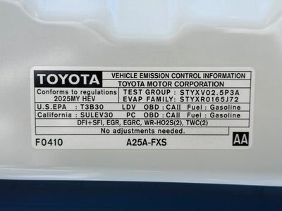 2025 Toyota Camry SE