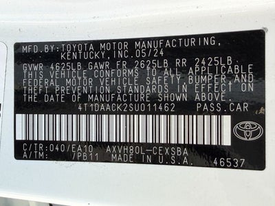 2025 Toyota Camry SE
